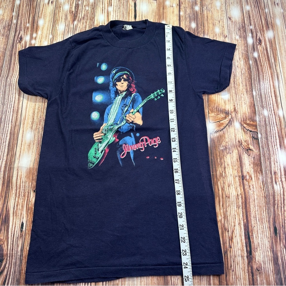 Vintage Jimmy Page Led Zeppelin The Firm  Concert Tour T Shirt Size Médium - Picture 8 of 14